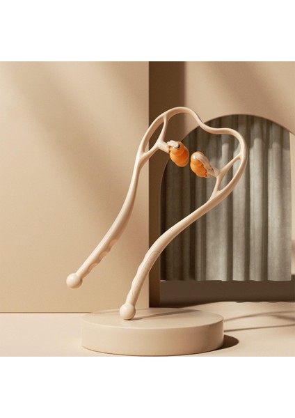 Boyun ve Omuz Kendi Kendine Masaj Aleti S-Şekilli Eğri Tasarımı Omuz Gevşetici Turuncu fırsatları