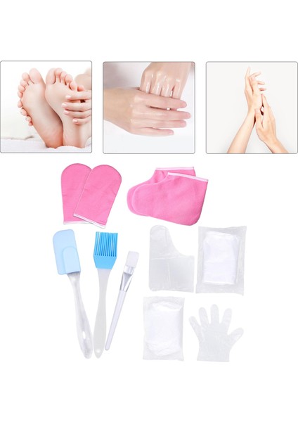 Parafin Eritme Eldivenleri Patik Astarları Pembe Eldivenler Için Kapaklar fırsatları