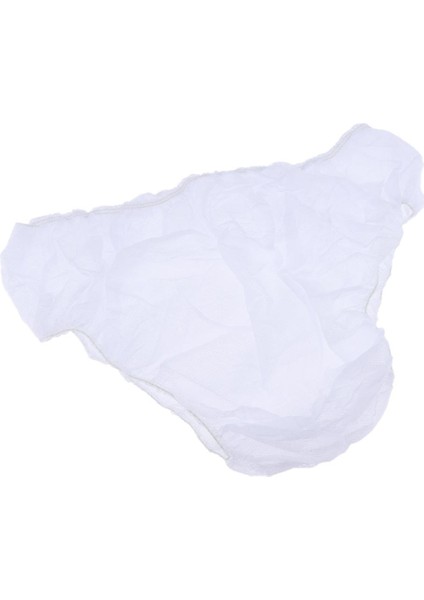 50 Adet Tek Kullanımlık Dokuma Külot Bayanlar/kızlar/kadın Iç Çamaşırı Brifing Kitleri -, WHITE01(Yurt Dışından)