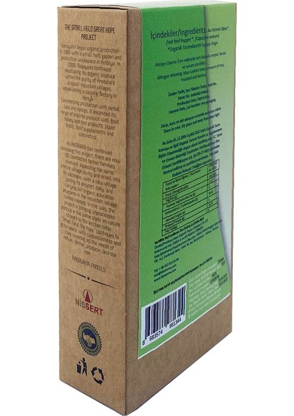 Organik Kırmızı Toz Biber (Acı) 50 gr indirimleri