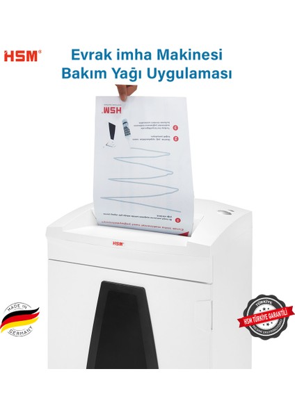 Evrak imha Makinesi Yağı 5Lt/ Bakım solüsyonu