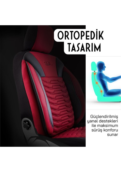 Panda Paris Serisi Pike Kumaş Oto Koltuk Kılıfı fırsatları