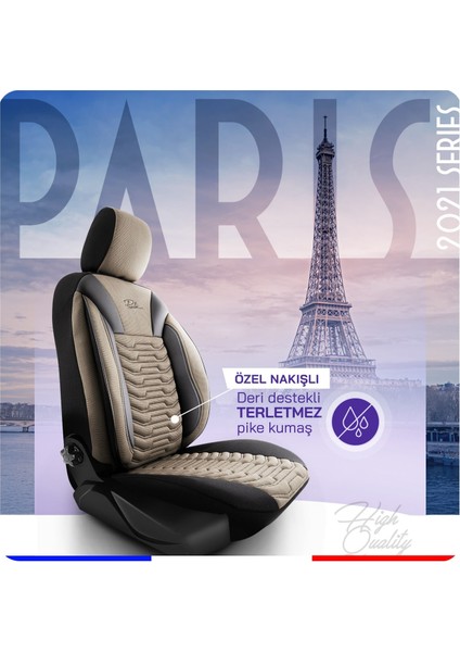 Panda Paris Serisi Pike Kumaş Oto Koltuk Kılıfı