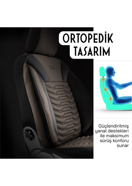 Panda Paris Serisi Pike Kumaş Oto Koltuk Kılıfı