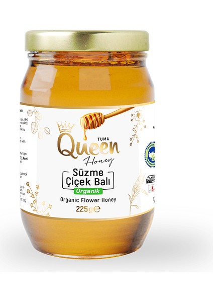 Süzme Çiçek Balı 225 gr Cam Kavanoz