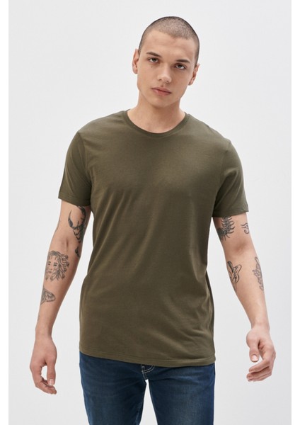 Riders By Lee Regular Fit %100 Pamuk Bisiklet Yaka Siyah Tişört