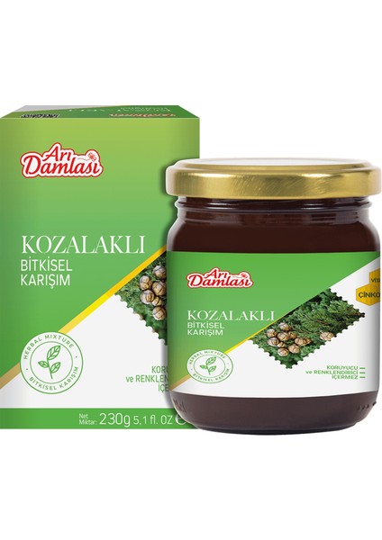 Kozalak Macunu Servi Kozalağı Pekmezli Bitkisel Karışım 230 gr