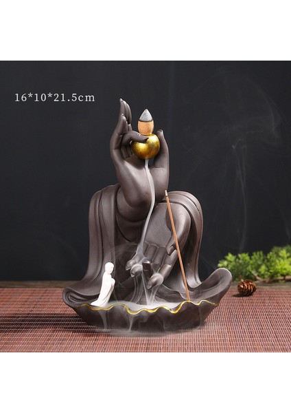 Buda Senser Geri Akış Tutucu Şelale Burner Ev Decors Brown fırsatları