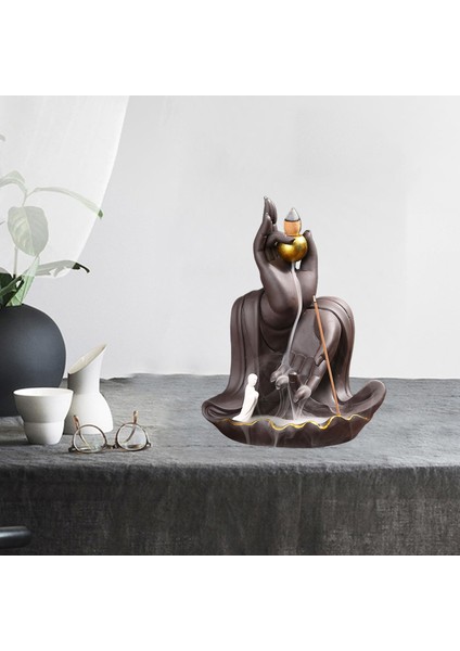 Buda Senser Geri Akış Tutucu Şelale Burner Ev Decors Brown indirimleri