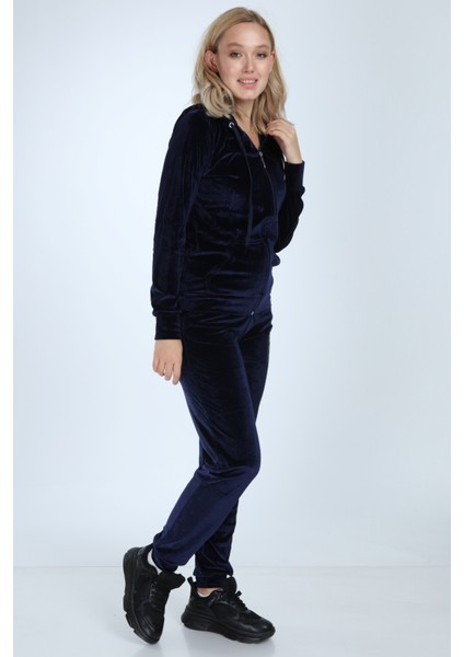 HBCV Kadın Kadife Eşofman Takımı – Paça Lastikli, Rahat ve Şık Tasarım, Sonbahar/Kış Günlük ve Özel Kullanım modelleri
