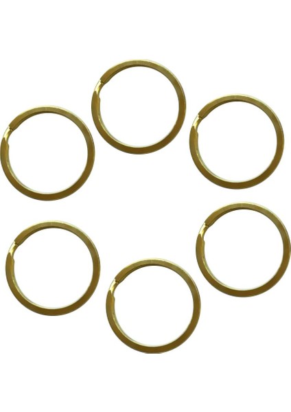 6 Adet Zincir Halkaları Ana Organizasyon İçin Anahtar Tutucu Bağlayıcı Klipsleri, Lanyards - 35 mm. (Yurt Dışından)