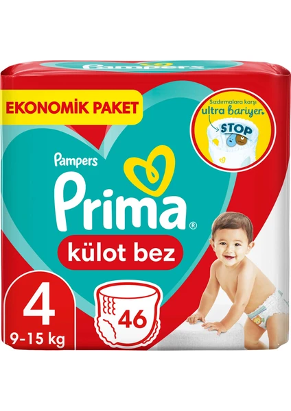 Külot Bebek Bezi 4 Beden 46 Adet Maxi Ekonomik Paket