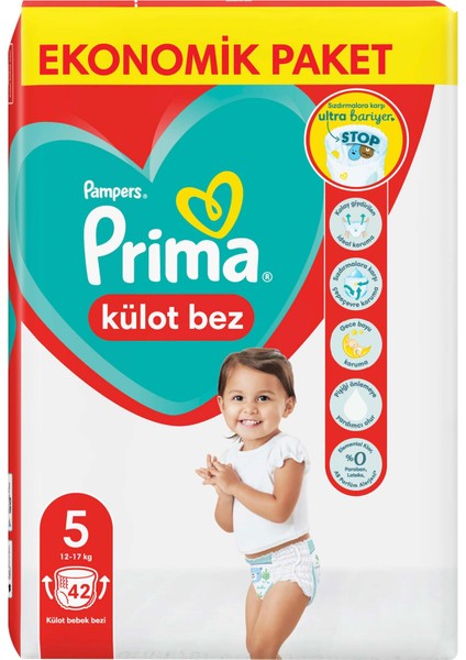 Külot Bebek Bezi 5 Beden 42 Adet Junior Ekonomik Paket