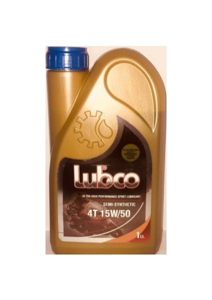 4t 15W-50 Semi-Sentetik Motosiklet Motor Yağı 1 L