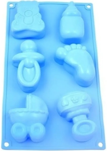Bebek Temalı Silikon Çikolata, Kek , Sabun, Dondurma Kalıbı