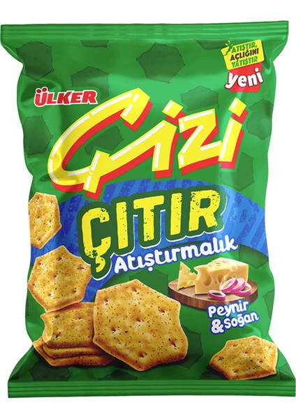 Çizi Çıtır Atıştırmalık Peynir&soğan 40 gr x 20 Adet