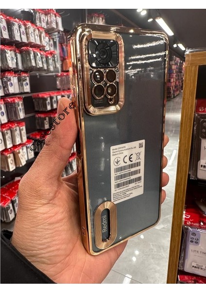 Xiaomi Redmi Note 11 Pro Kılıf Alt Kamera Mercek Korumalı Parlak Renkli Logo Görünür Kapak
