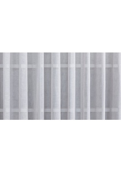 Keten Folded Tül Gri 1-2,5 Orta Sık Pile 200X260