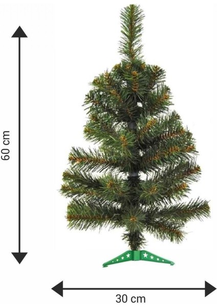 60 cm Yılbaşı Çam Ağacı