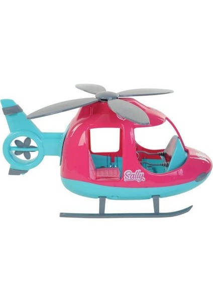 Oyuncak 46 cm Büyük Sally'nin Helikopteri Pembe-Turkuaz . fiyatları