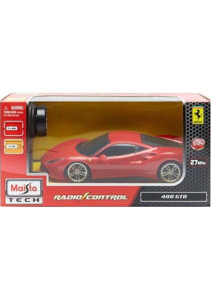 1/24 Ferrari 488 Gtb Kumandalı Araba