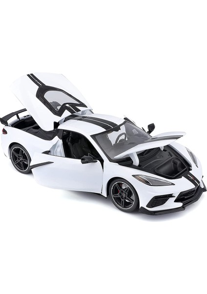 1/24 2020 Chevrolet Corvette Stingray Coupe - Beyaz