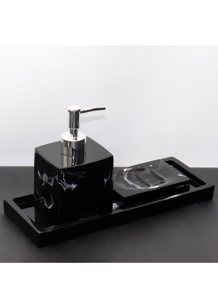 Banyo Tuvalet Depolama Vanity Tepsi Tutucu Kozmetik Organizatör Siyah Orta (Yurt Dışından) fırsatları