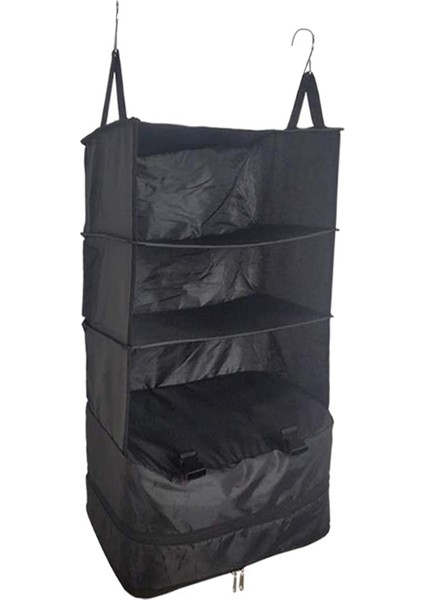 1pc 3 Katman Seyahat Bagaj Organizer Çamaşırhane Depolama Bölmesi (Yurt Dışından)