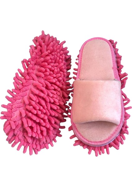Terlik Moping Kadın Duster Sweeper Yeniden Kullanılabilir Pembe (Yurt Dışından)