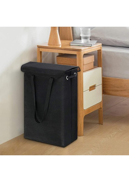 Katlanır Kirli Çamaşır Sepeti Yatak Odası Organizatörü Siyah (Yurt Dışından) modelleri