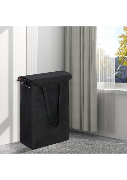 Katlanır Kirli Çamaşır Sepeti Yatak Odası Organizatörü Siyah (Yurt Dışından) fırsatları