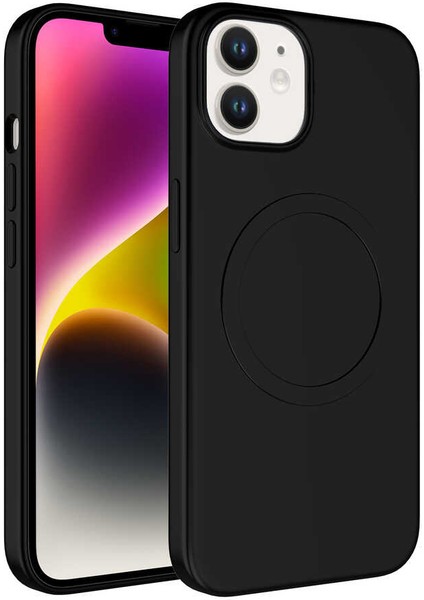 Apple iPhone 11 Kılıf Magsafe Wireless Şarj Özellikli Pastel Renkli Silikon Plas Kapak