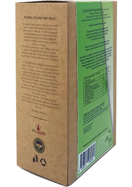 Bio Woow Organics Organik Naneli Karışık Bitki Çayı 80 gr