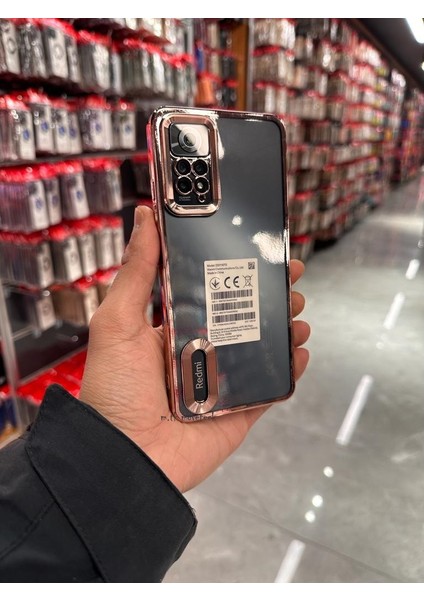 Xiaomi Redmi Note 11 Pro Kılıf Alt Kamera Mercek Korumalı Parlak Renkli Logo Görünür Kapak