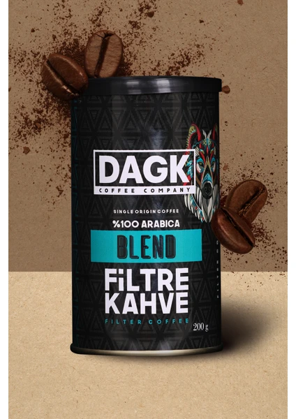 Filtre Kahve Blend 200 gr Teneke (Öğütülmüş)