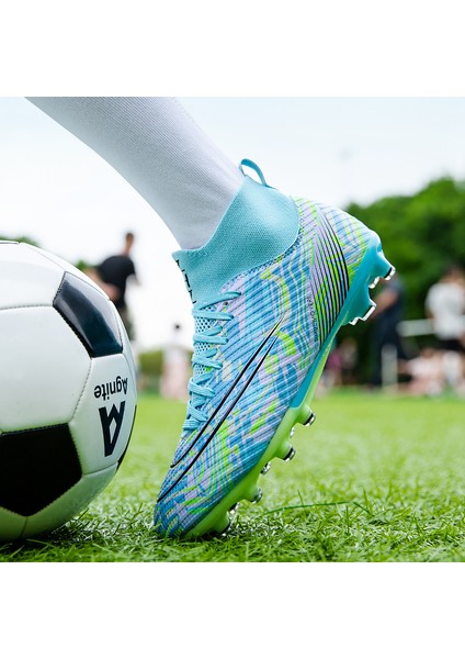 Erkek Profesyonel Futbol Ayakkabısı - Mavi (Yurt Dışından) indirimleri