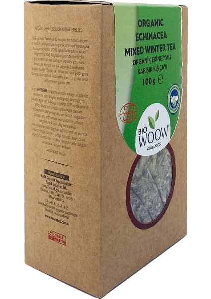 Bio Woow Organics Organik Ekinezyalı Karışık Kış Çayı 100 gr