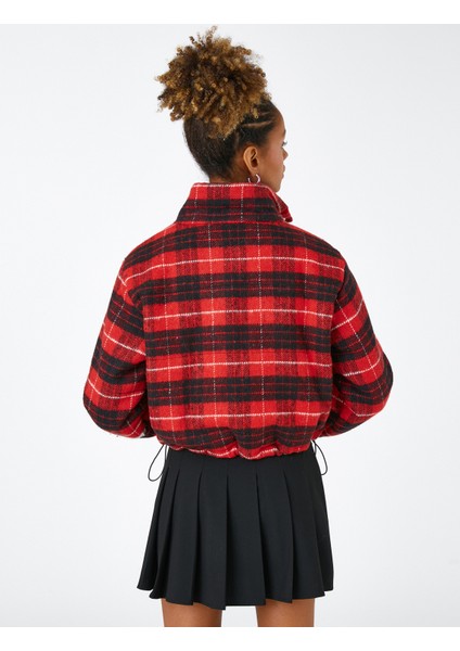 Crop Şişme Mont Dik Yaka fırsatları