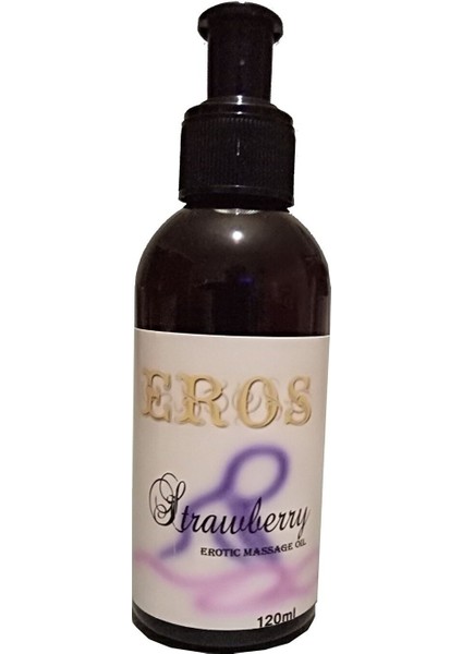 Çilek Masaj Yağı 120 ml - Eros Strawberry Massage Oil 120 ml