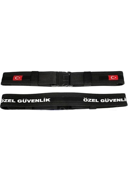 Özel Güvenlik Yazılı Palaska Siyah
