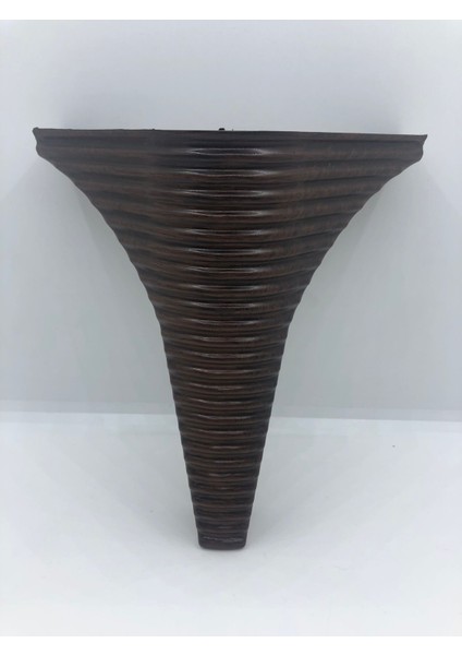 Dekoratif, 15 cm Plastik, Ceviz Baza,koltuk,mobilya Ayağı (4 Adet)