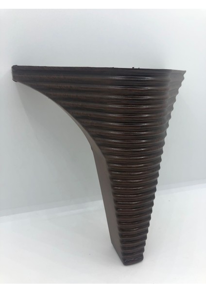 Dekoratif, 15 cm Plastik, Ceviz Baza,koltuk,mobilya Ayağı (4 Adet)