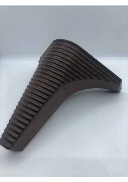 Dekoratif, 15 cm Plastik, Ceviz Baza,koltuk,mobilya Ayağı (4 Adet)