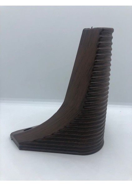 Dekoratif, 15 cm Plastik, Ceviz Baza,koltuk,mobilya Ayağı (4 Adet)