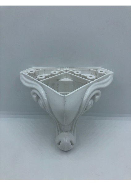 Plastik, 10*9*9 cm Beyaz Dolap,koltuk,mobilya Ayağı (4 Adet)