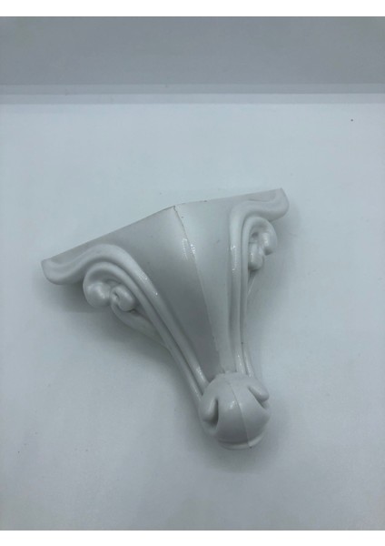 Plastik, 10*9*9 cm Beyaz Dolap,koltuk,mobilya Ayağı (4 Adet)