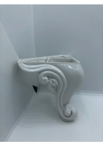 Plastik, 10*9*9 cm Beyaz Dolap,koltuk,mobilya Ayağı (4 Adet)