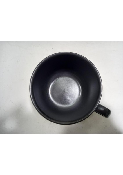 Seramik Koyu Gri Renkli Jumbo Boy Kupa 11 cm Çap 8 cm Yükseklik fiyatları