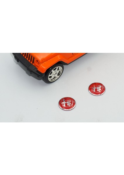 Alfa Romeo Oto Anahtar 3m Metal Alaşım Logo 2'li Set modelleri