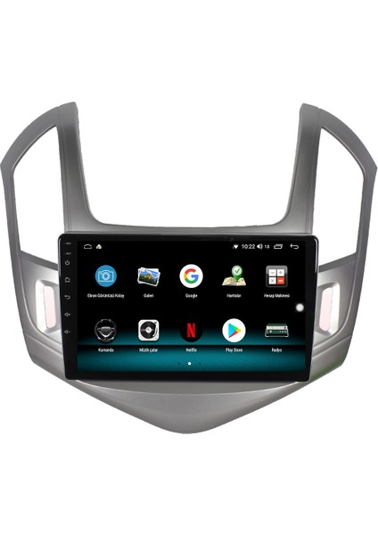 Chevrolet Cruze Android 10 Carplay Özellikli Navigasyon Multimedya Ekran 2gb Ram + 32GB HDD